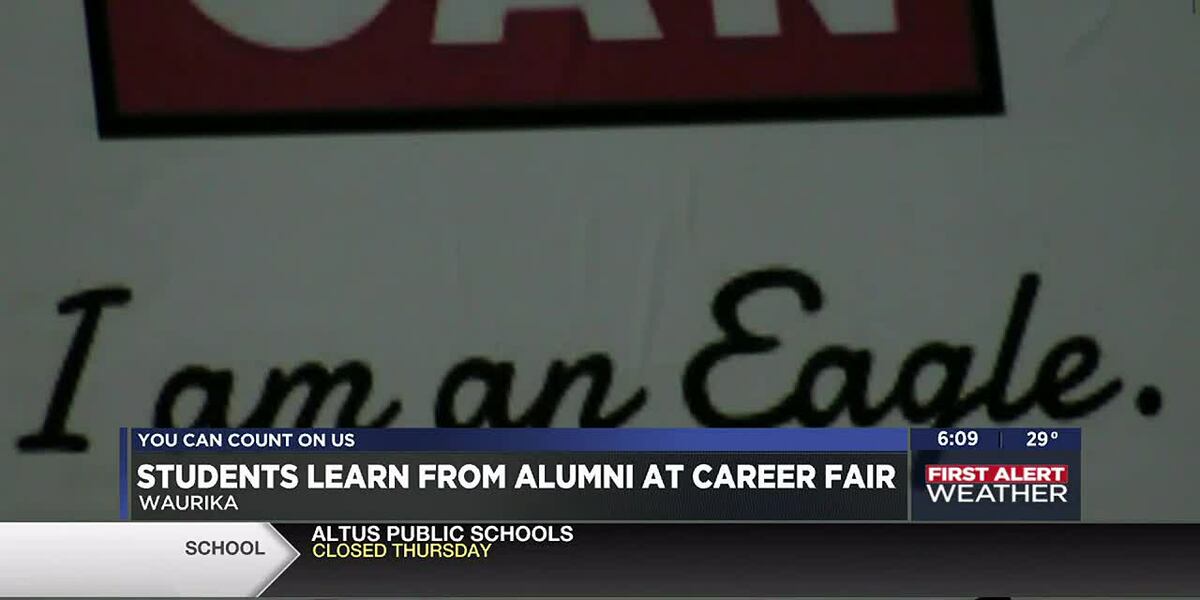 Students learn from successful alumni at Waurika Public Schools’ Career