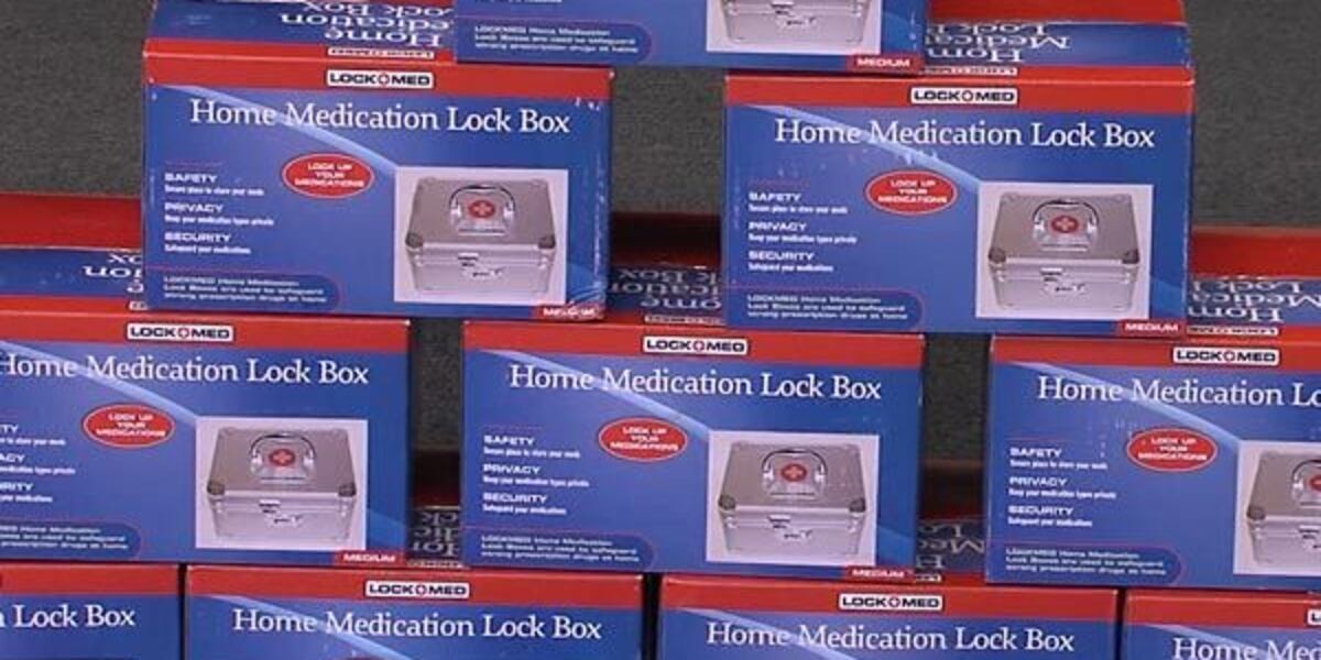 Box Absue Medical lock boxes provided to curb prescription abuse