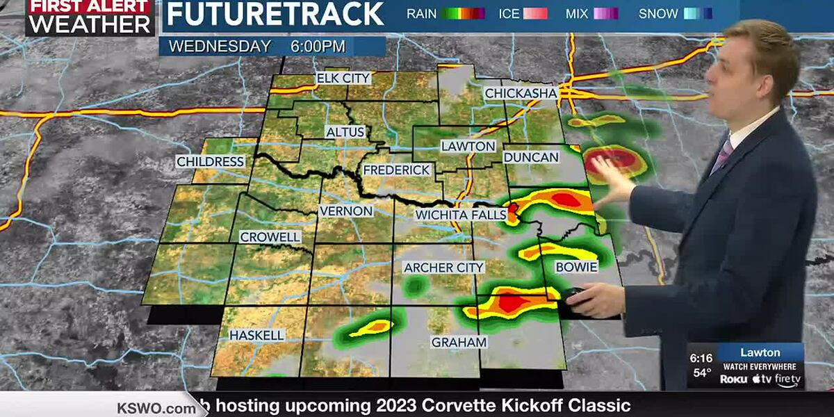 Kswo App Possible rain chances this week amid windy and dry weather | 4/18 AM