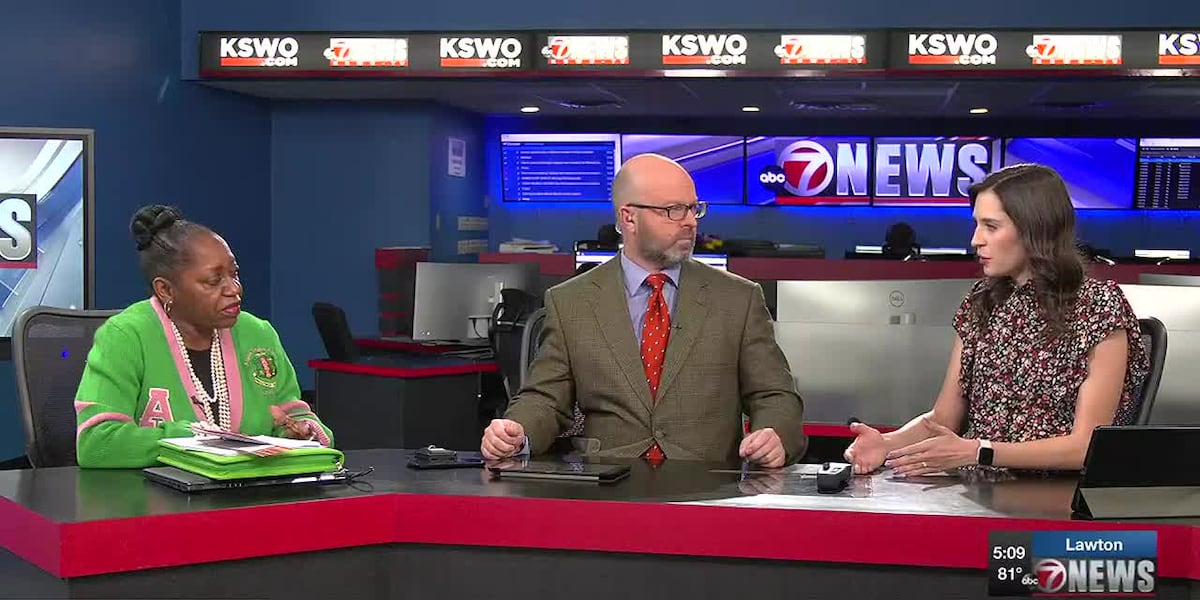 Kswo Reporters Lawton Alpha Kappa Alpha president highlights organzation’s community ...