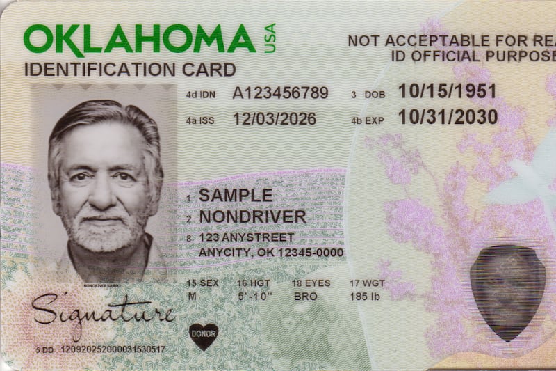 Ok'd Image New 2026 Oklahoma Driver License and State ID