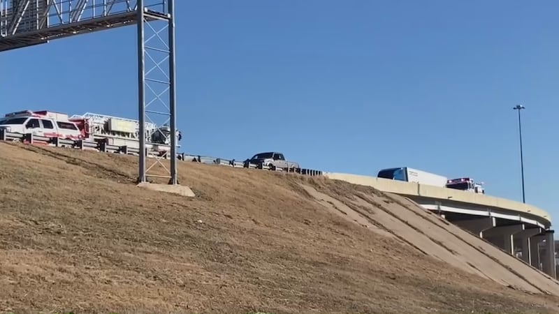 Emergency responders on scene as traffic reduced to one lane