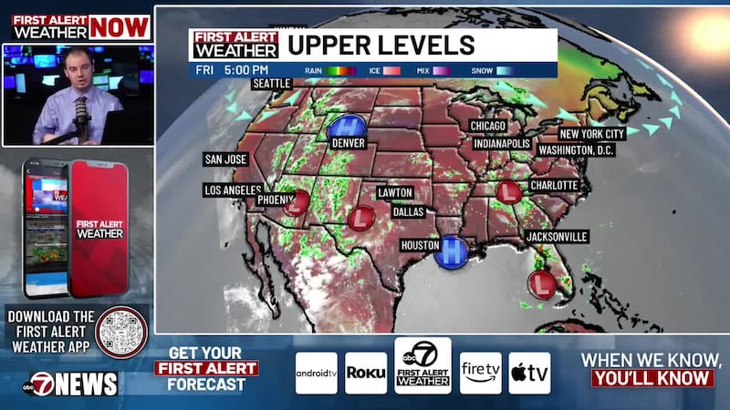 Isolated to widely scattered activity into the weekend; high pressure takes over next week |...