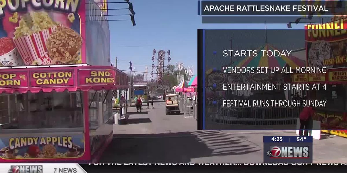 Apache Rattlesnake Festival begins Thursday