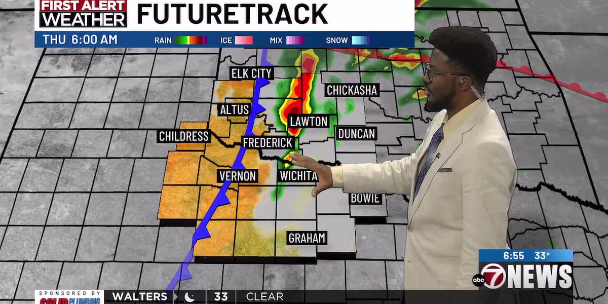 Image for Partly to mostly cloudy skies today with above average temps; storm chances go up midnight into Thursday morning | / AM