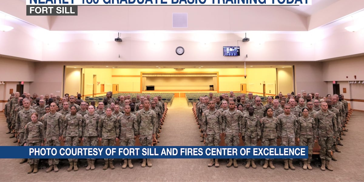 Fort Sill graduates nearly 180 from basic training Friday