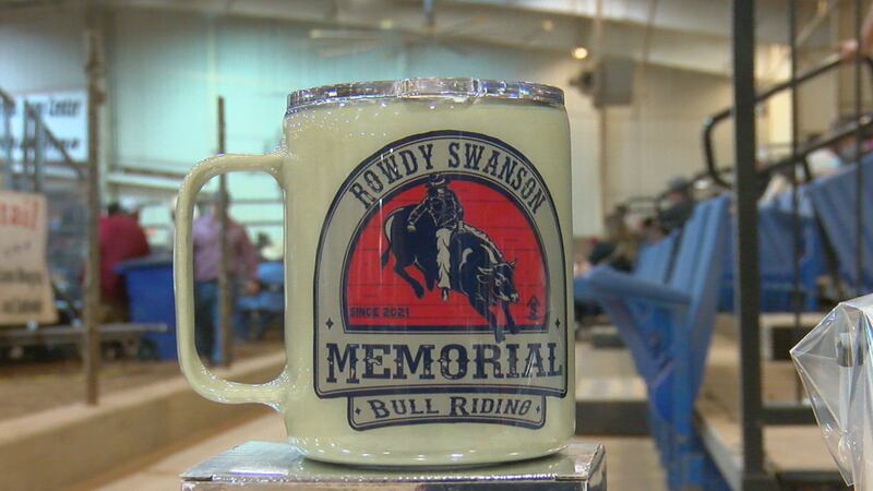 One of the items at the silent auction