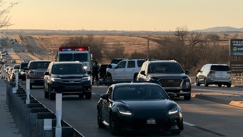 A multi-vehicle crash on Rogers Lane in Lawton.