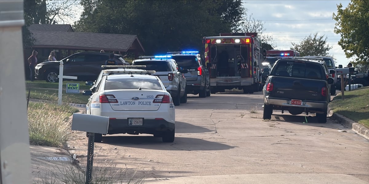 Kswo Crews respond to possible shooting on Northwest Hoover in Lawton