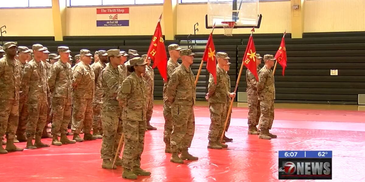 Casing ceremony for air defense artillery unit’s deployment