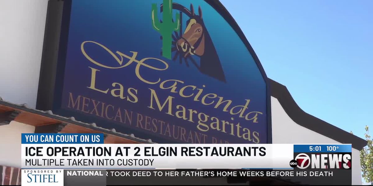 ICE operation at two Elgin restaurants leads to multiple arrests